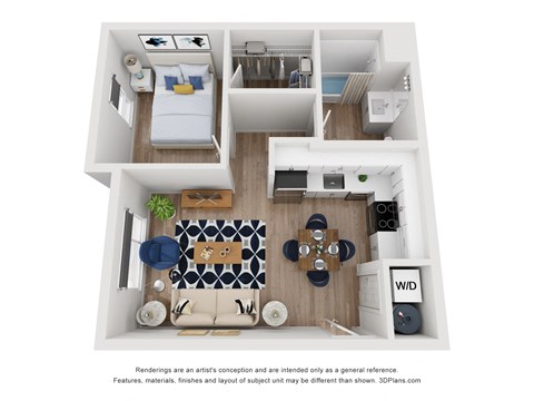 a 1 bedroom floor plan  summit  503 sq ft